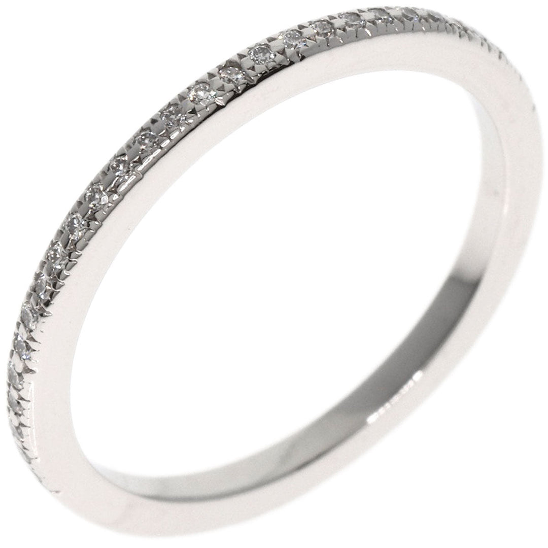 TIFFANY&Co. Ring PT950 Silver Half eternity diamond