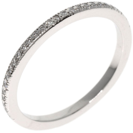 TIFFANY&Co. Ring PT950 Silver Half eternity diamond