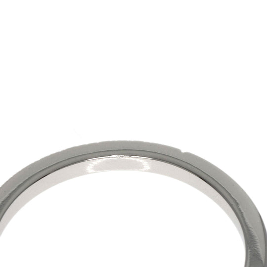 TIFFANY&Co. Ring PT950 Silver Half eternity diamond