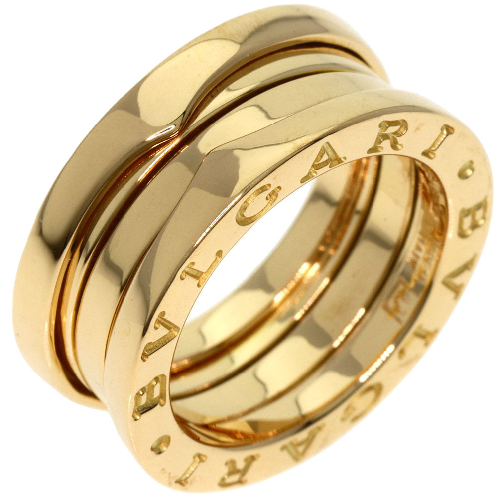 BVLGARI Ring 18K Yellow Gold gold B-zero1 B-zero One 2 Band #47 Women Used Authentic