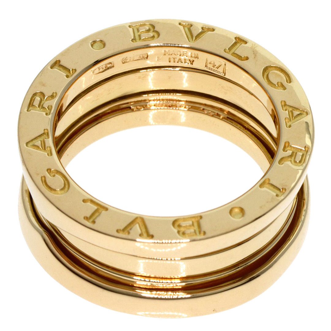 BVLGARI Ring 18K Yellow Gold gold B-zero1 B-zero One 2 Band #47 Women Used Authentic