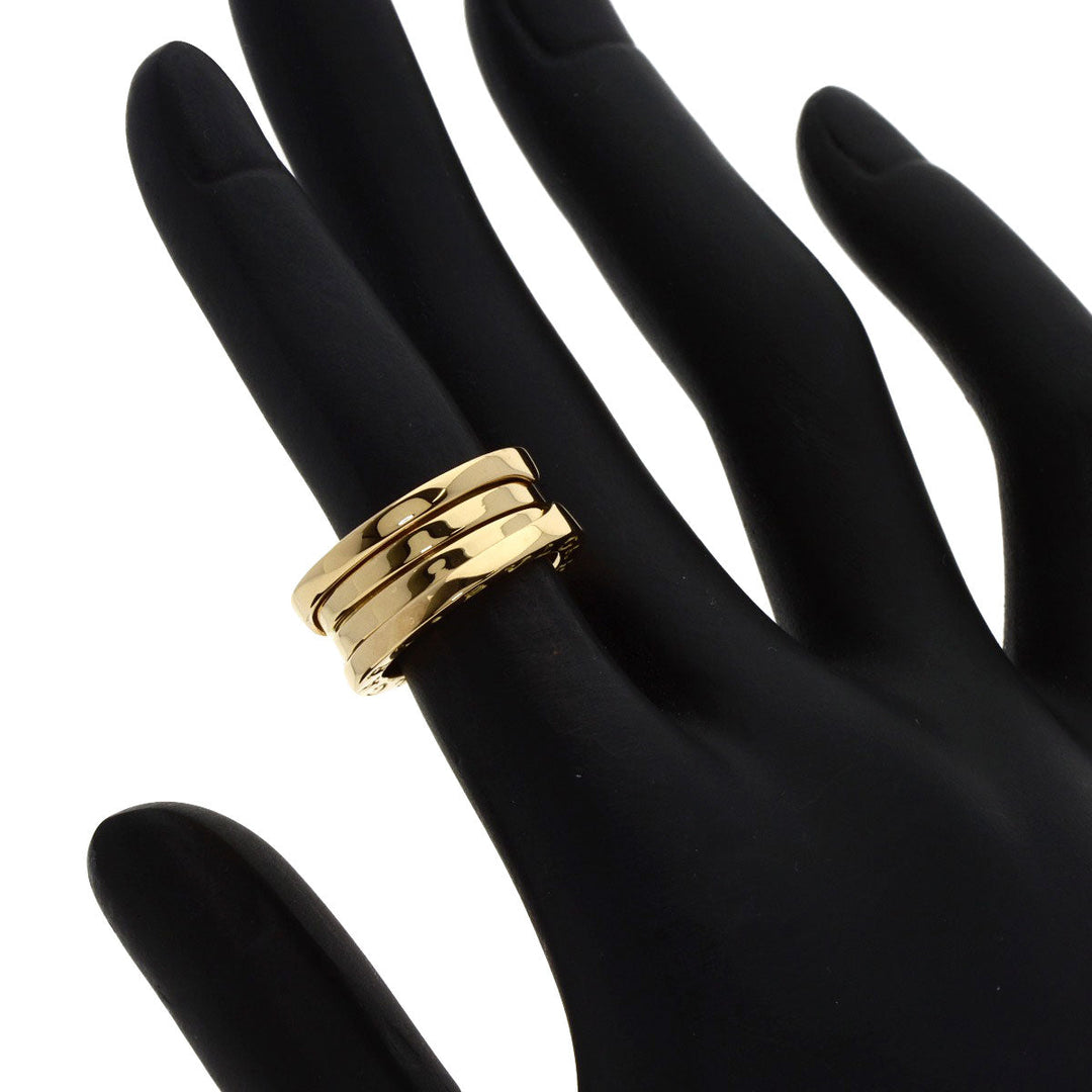 BVLGARI Ring 18K Yellow Gold gold B-zero1 B-zero One 2 Band #47 Women Used Authentic