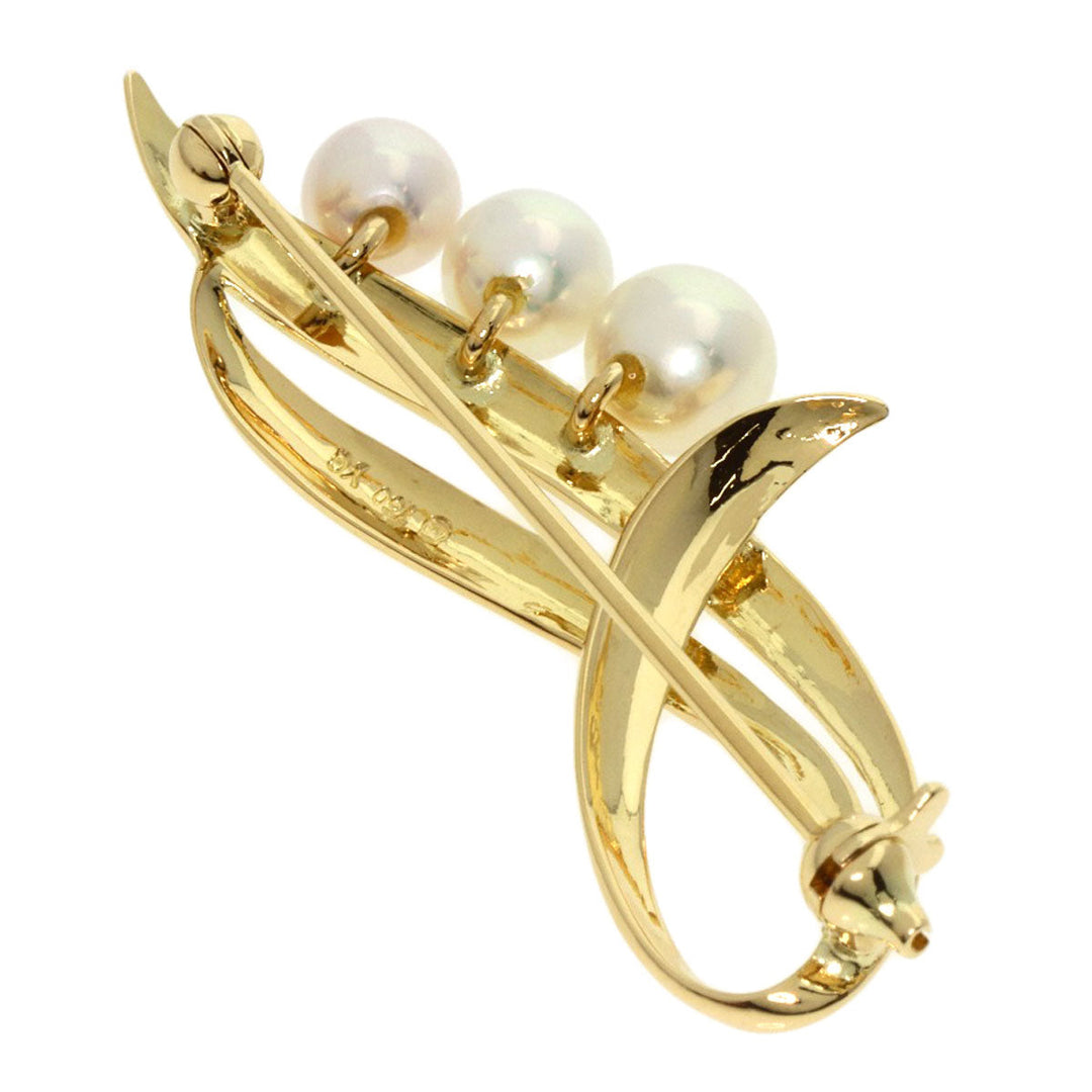MIKIMOTO Brooch 18K Yellow Gold gold Pearl
