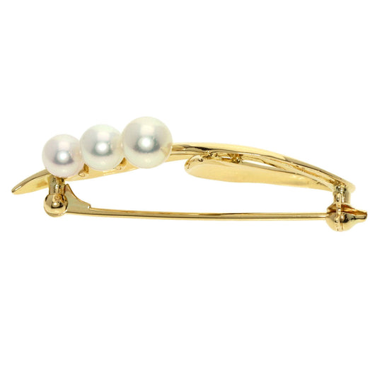 MIKIMOTO Brooch 18K Yellow Gold gold Pearl