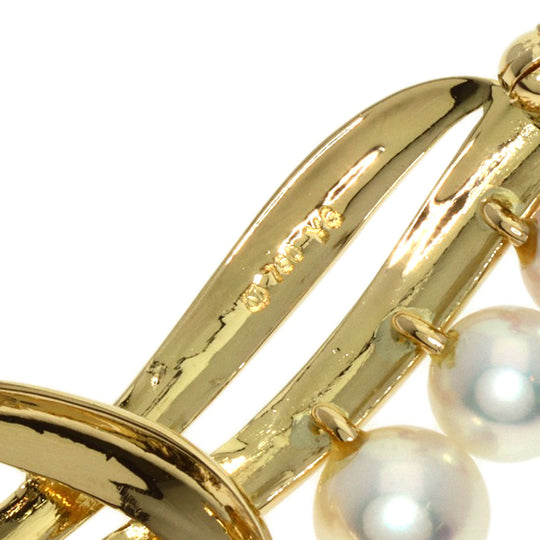 MIKIMOTO Brooch 18K Yellow Gold gold Pearl