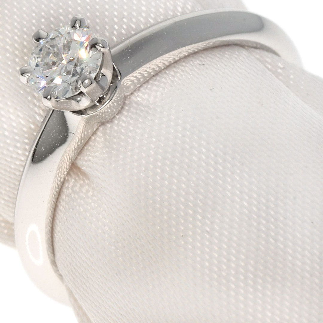TIFFANY&Co. Ring PT950 Silver Solitaire Diamond