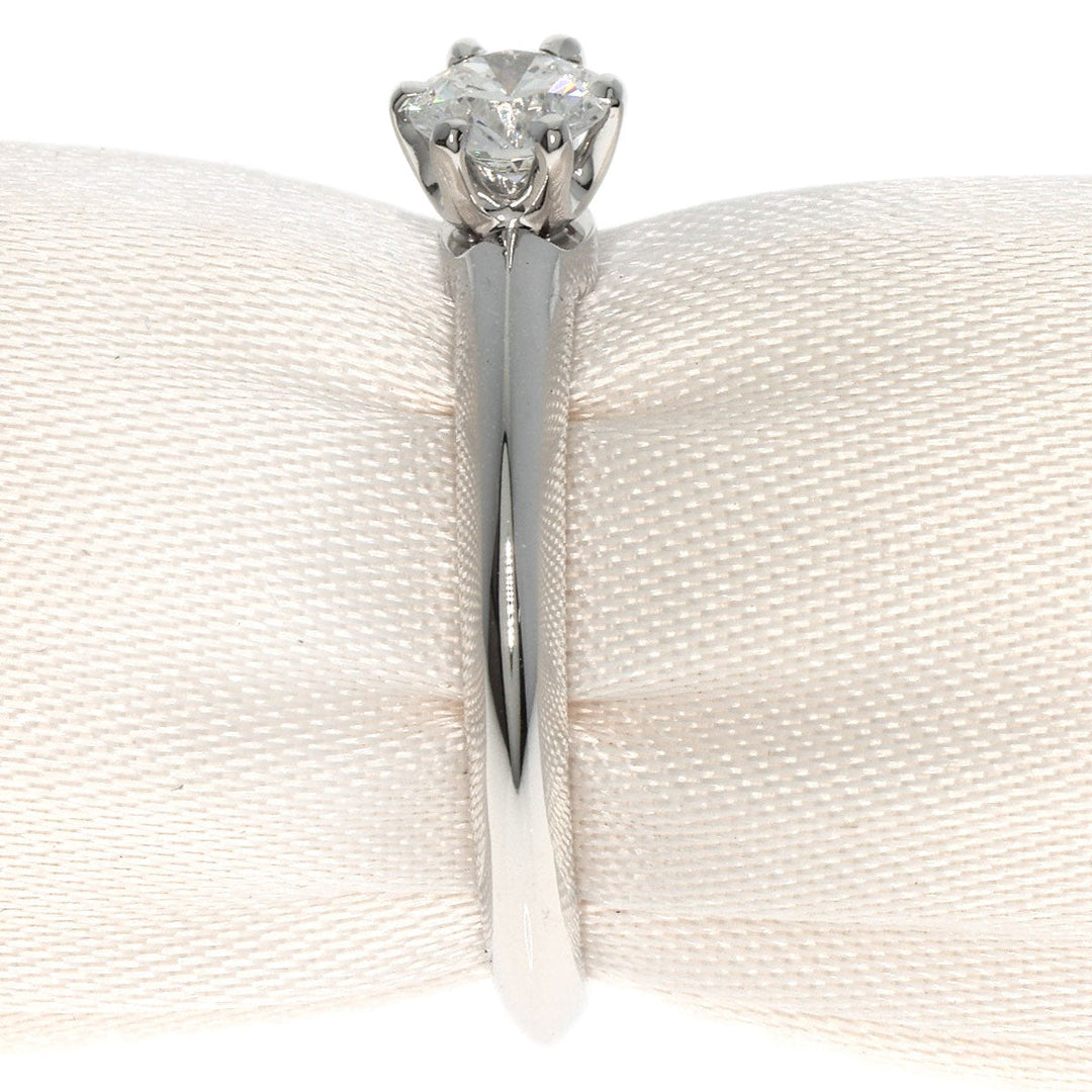 TIFFANY&Co. Ring PT950 Silver Solitaire Diamond