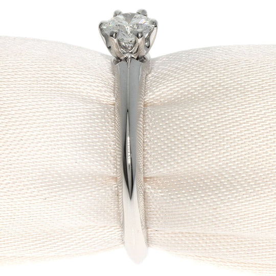 TIFFANY&Co. Ring PT950 Silver Solitaire Diamond