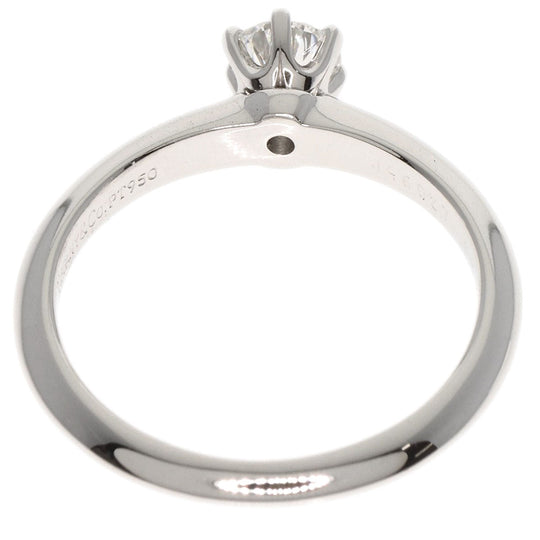 TIFFANY&Co. Ring PT950 Silver Solitaire Diamond