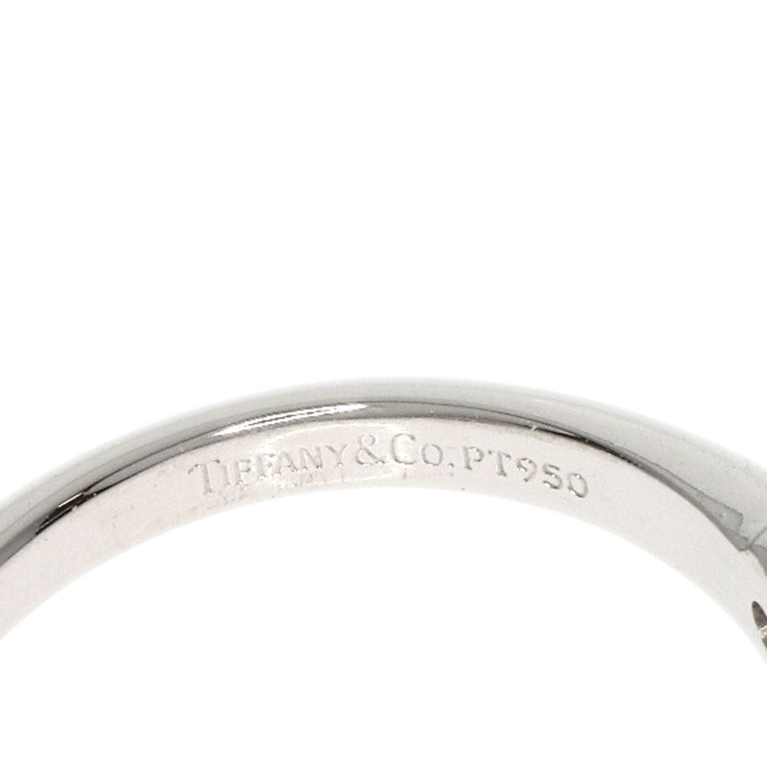 TIFFANY&Co. Ring PT950 Silver Solitaire Diamond