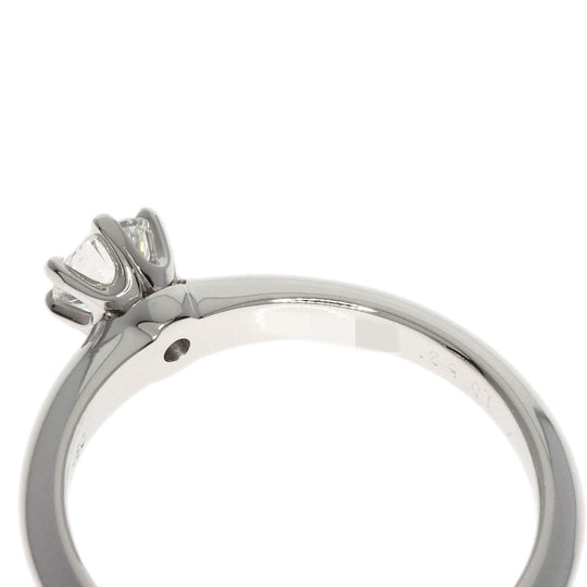 TIFFANY&Co. Ring PT950 Silver Solitaire Diamond