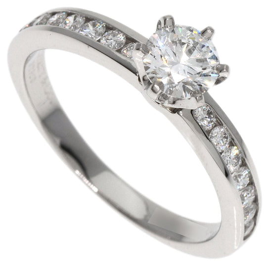 TIFFANY&Co. Ring PT950 Silver Channel Setting Diamond
