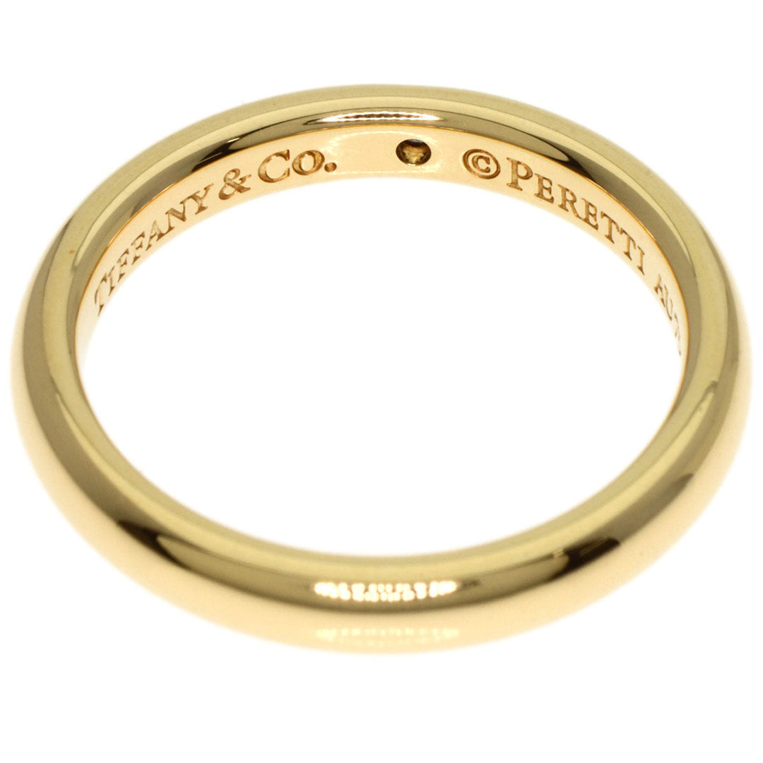TIFFANY&Co. Ring 18K Yellow Gold gold Classic Band 1P Diamond Women Used Authentic