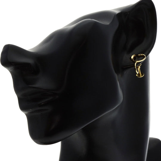 TIFFANY&Co. Earring 18K Yellow Gold gold Open heart Women Used Authentic