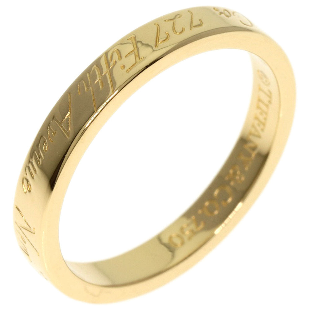 TIFFANY&Co. Ring 18K Yellow Gold gold Notes narrow