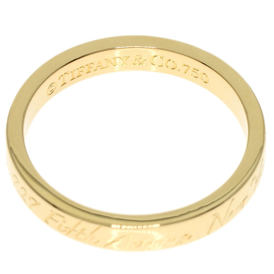 TIFFANY&Co. Ring 18K Yellow Gold gold Notes narrow