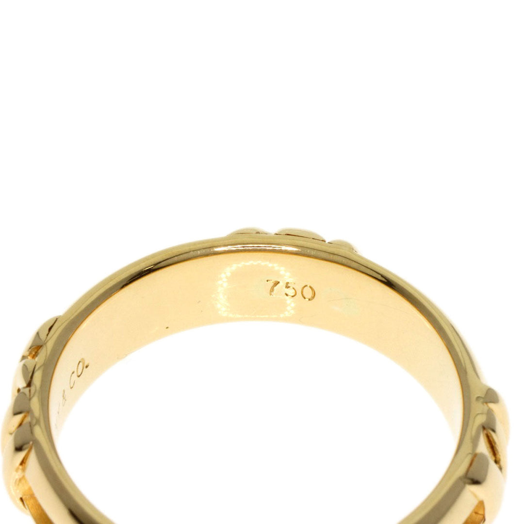 TIFFANY&Co. Ring 18K Yellow Gold gold Atlas Women Used Authentic