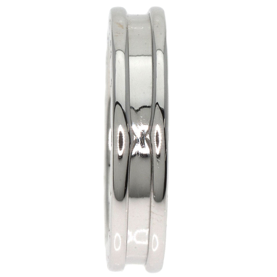 BVLGARI Ring K18WG Silver B-zero1 B-zero One 1 Hand XS #55 Women Used Authentic