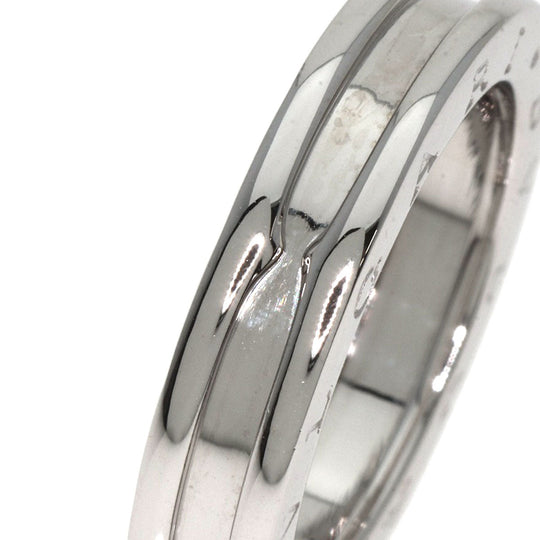 BVLGARI Ring K18WG Silver B-zero1 B-zero One 1 Hand XS #55 Women Used Authentic