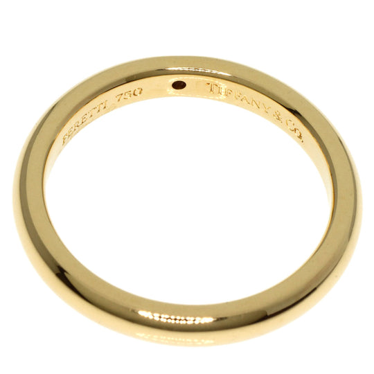 TIFFANY&Co. Ring 18K Yellow Gold gold Classic Band 1P Diamond Women Used Authentic