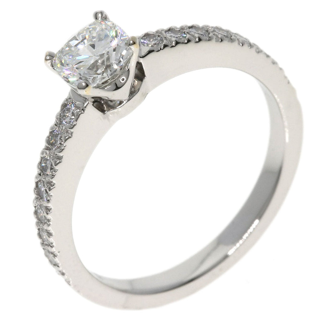 TIFFANY&Co. Ring PT950 Silver Solitaire diamond