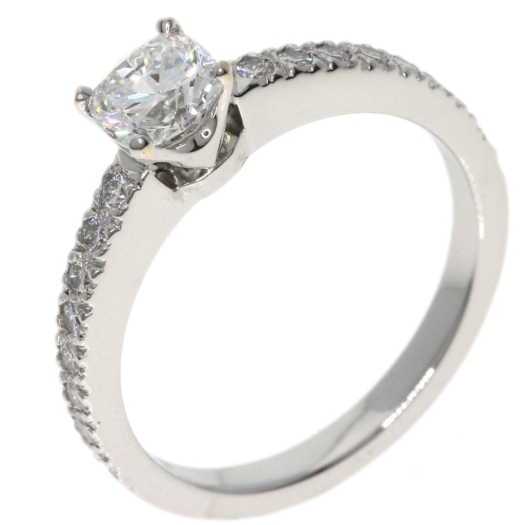TIFFANY&Co. Ring PT950 Silver Solitaire diamond