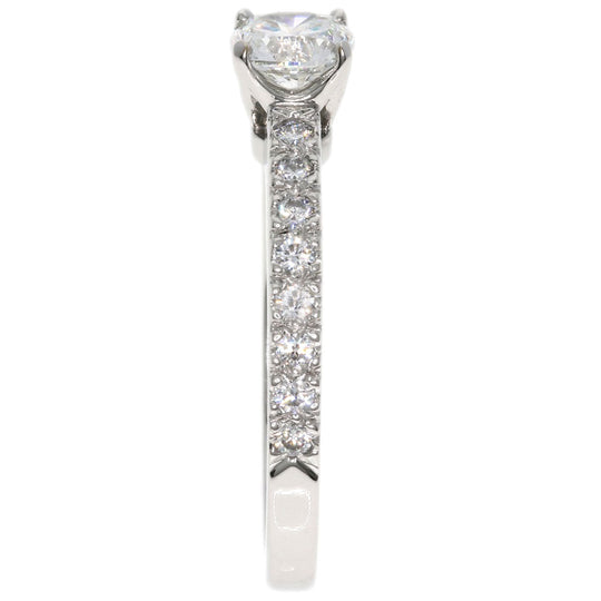 TIFFANY&Co. Ring PT950 Silver Solitaire diamond