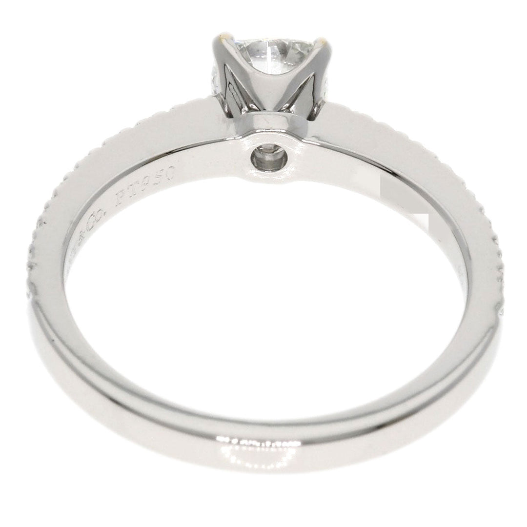 TIFFANY&Co. Ring PT950 Silver Solitaire diamond