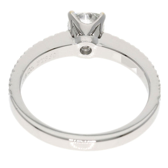 TIFFANY&Co. Ring PT950 Silver Solitaire diamond