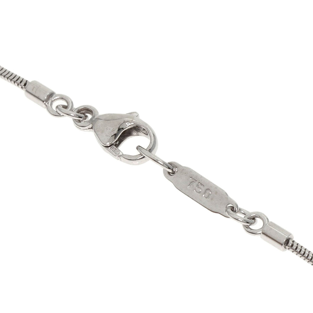 TIFFANY&Co. Necklace K18WG Silver Atlas Diamond