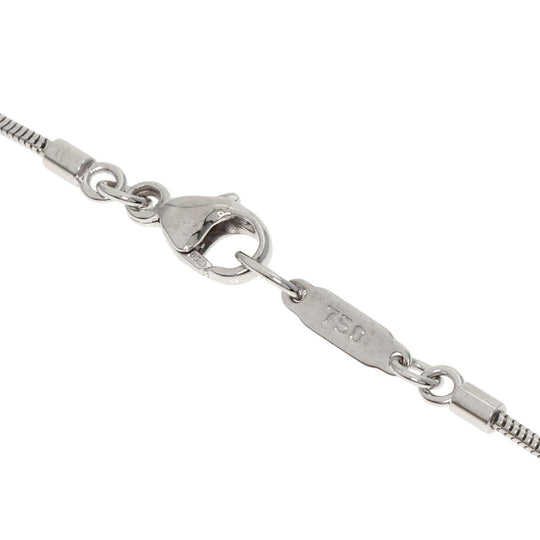 TIFFANY&Co. Necklace K18WG Silver Atlas Diamond