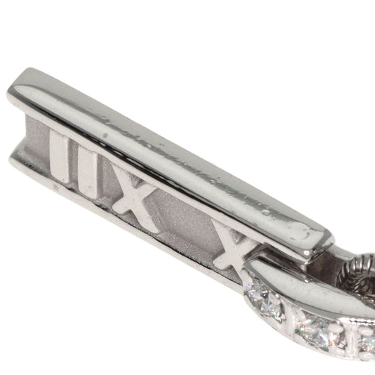 TIFFANY&Co. Necklace K18WG Silver Atlas Diamond