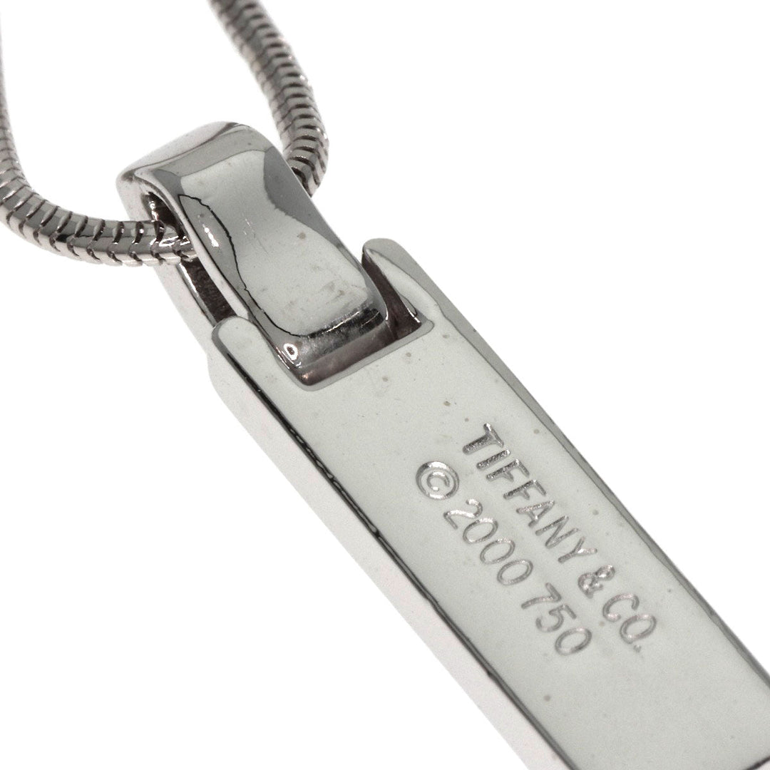 TIFFANY&Co. Necklace K18WG Silver Atlas Diamond