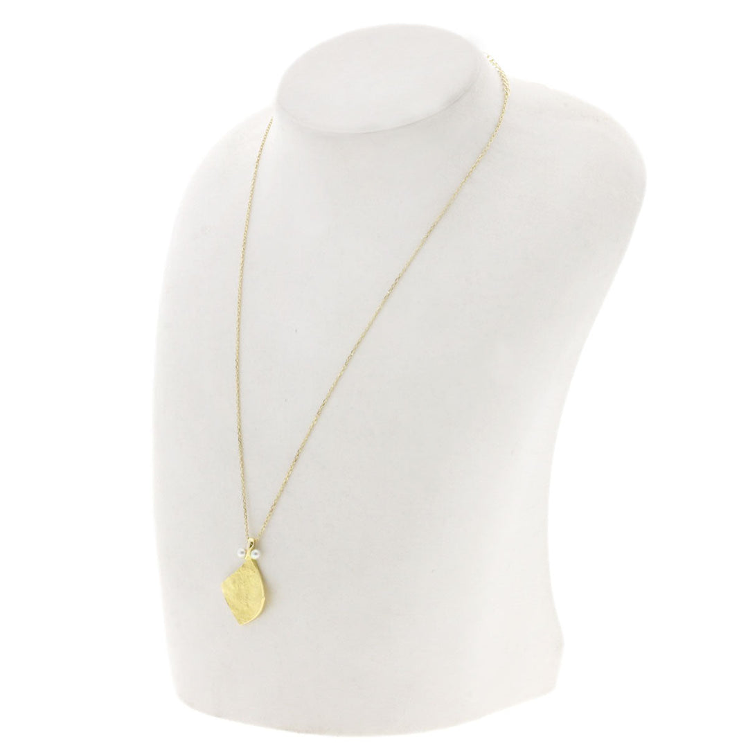 MIKIMOTO Necklace K22YG gold Pearl