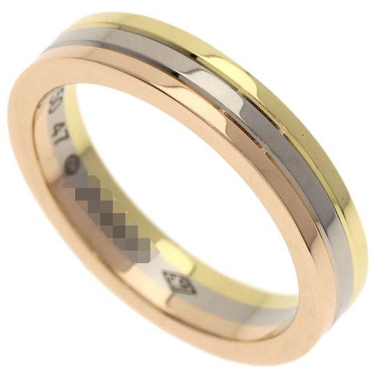 CARTIER Ring 18K Yellow Gold gold Three colors # 47