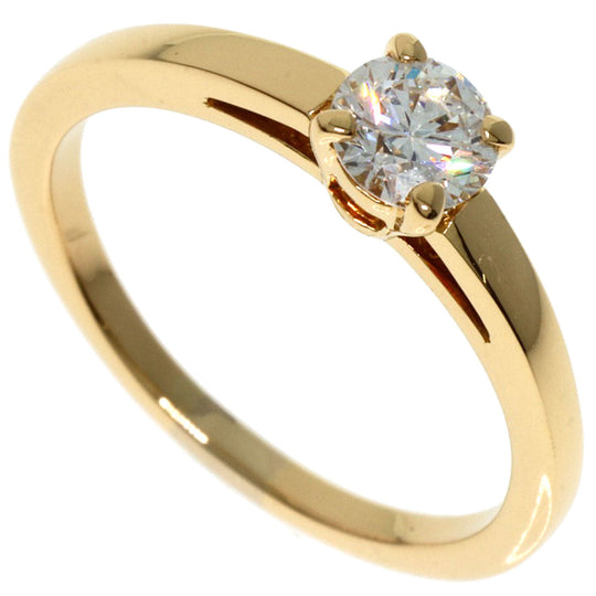 BVLGARI Ring 18K Yellow Gold gold Rome Amor Diamond Women Used Authentic