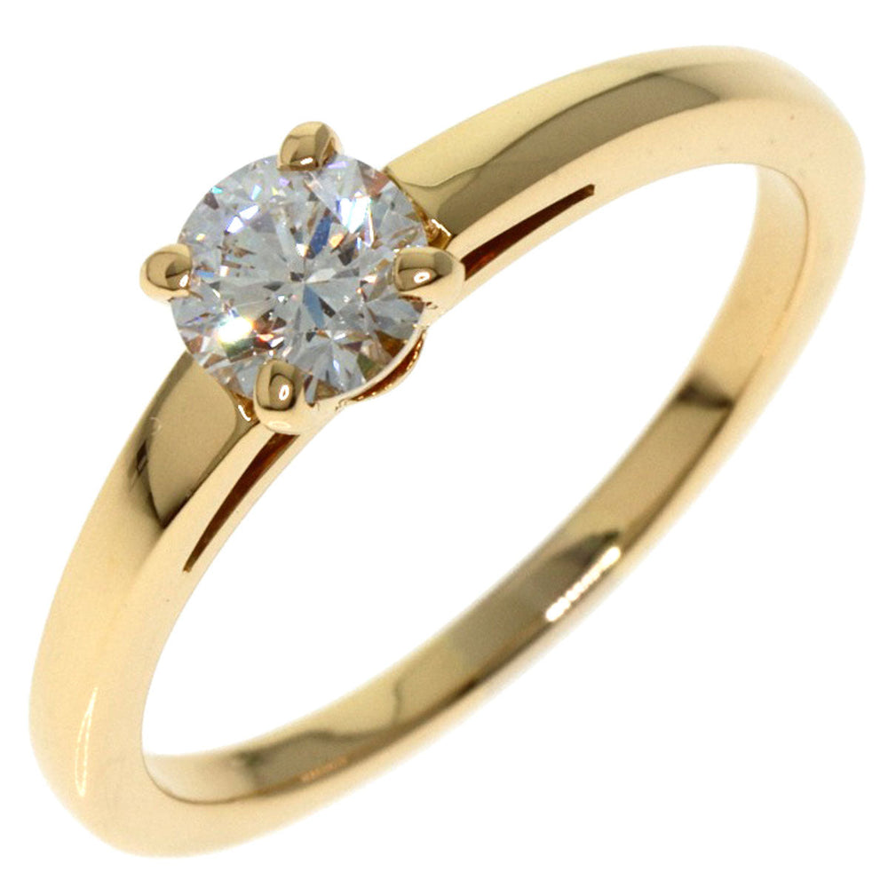 BVLGARI Ring 18K Yellow Gold gold Rome Amor Diamond Women Used Authentic