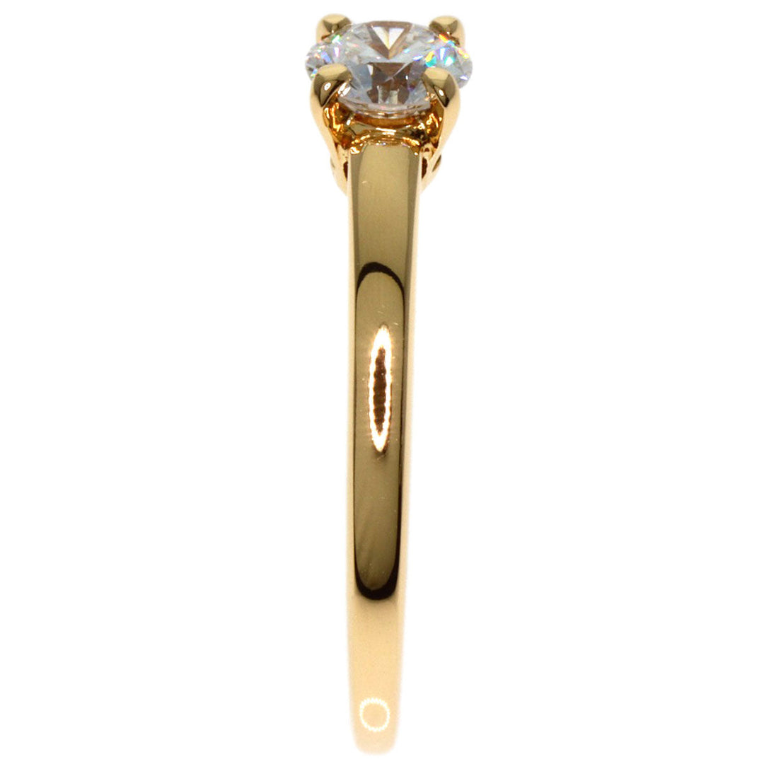BVLGARI Ring 18K Yellow Gold gold Rome Amor Diamond Women Used Authentic