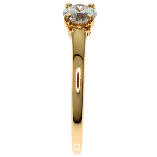 BVLGARI Ring 18K Yellow Gold gold Rome Amor Diamond Women Used Authentic