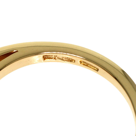 BVLGARI Ring 18K Yellow Gold gold Rome Amor Diamond Women Used Authentic