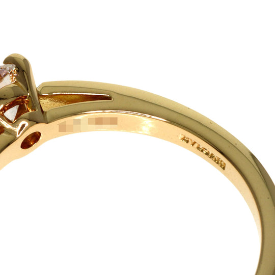 BVLGARI Ring 18K Yellow Gold gold Rome Amor Diamond Women Used Authentic