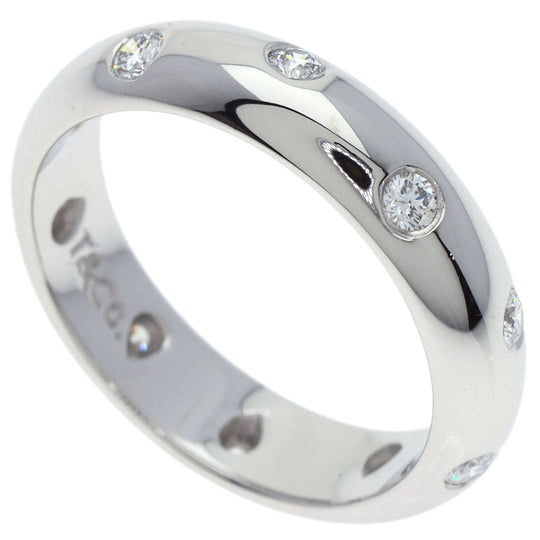 TIFFANY&Co. Ring PT950 Silver Dot's diamond Women Used Authentic