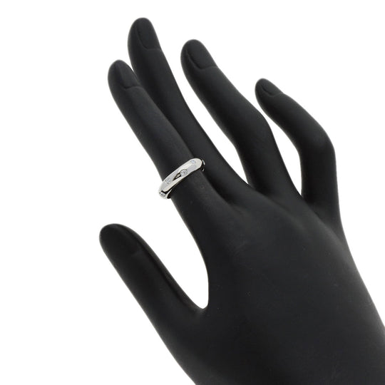 TIFFANY&Co. Ring PT950 Silver Dot's diamond Women Used Authentic