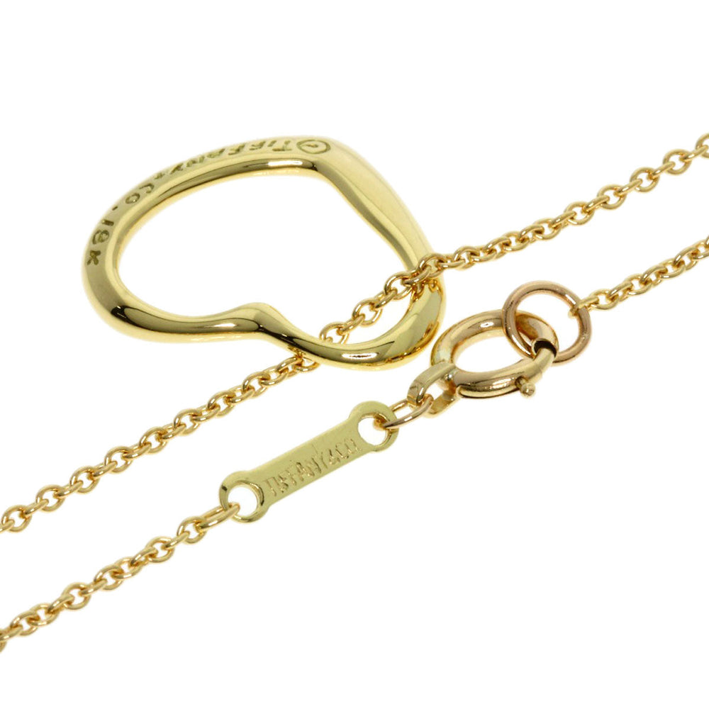 TIFFANY&Co. Necklace 18K Yellow Gold gold Open heart Women Used Authentic