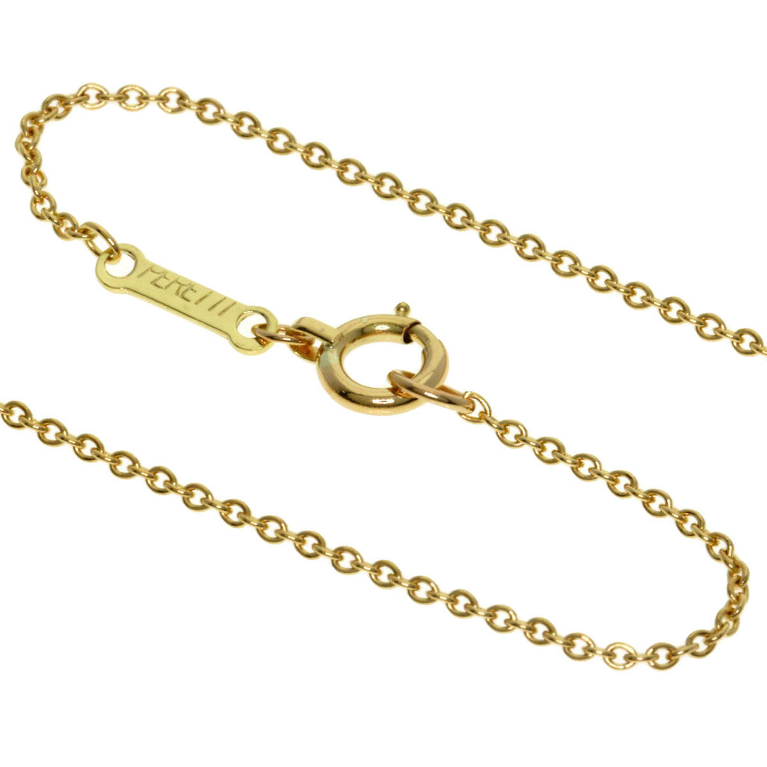 TIFFANY&Co. Necklace 18K Yellow Gold gold Open heart Women Used Authentic