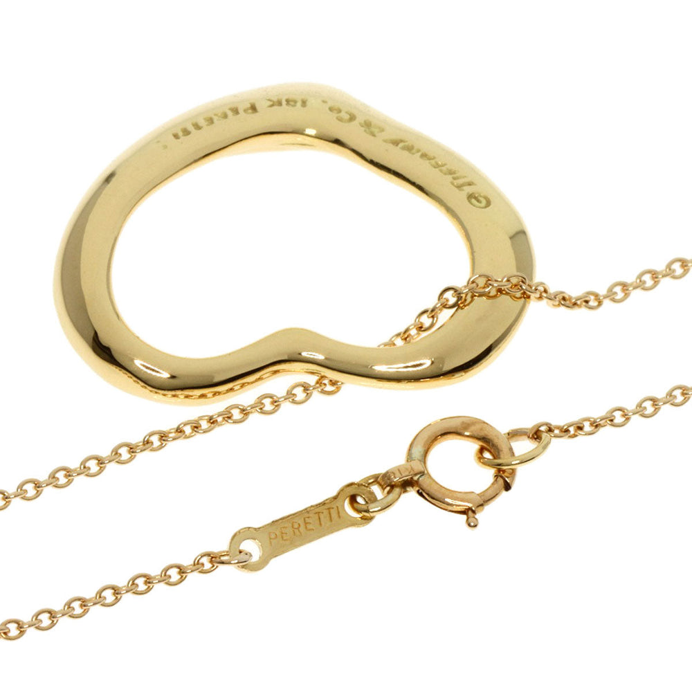 TIFFANY&Co. Necklace 18K Yellow Gold gold Open heart Women Used Authentic
