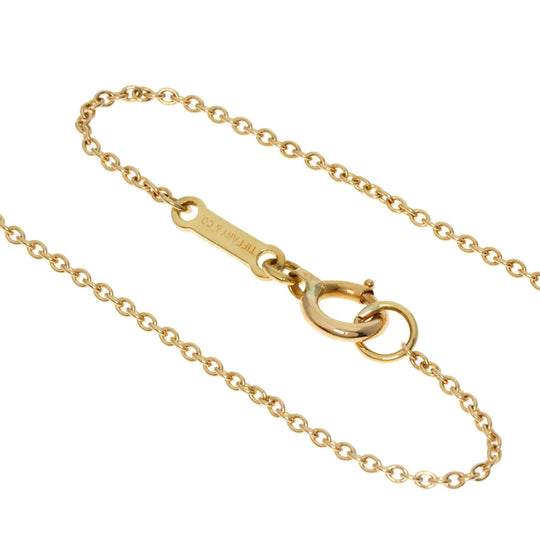 TIFFANY&Co. Necklace 18K Yellow Gold gold Open heart Women Used Authentic