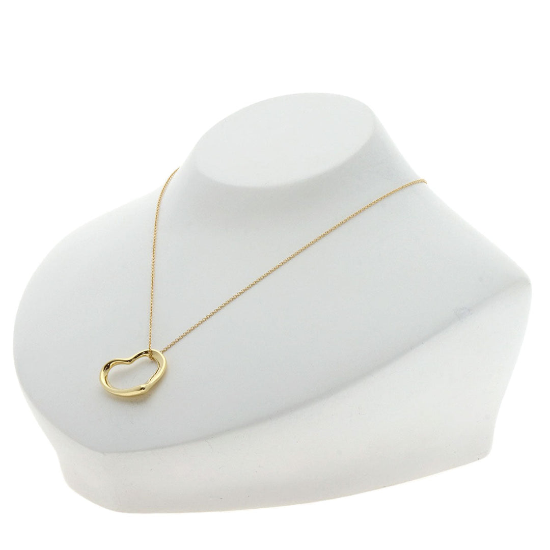 TIFFANY&Co. Necklace 18K Yellow Gold gold Open heart Women Used Authentic