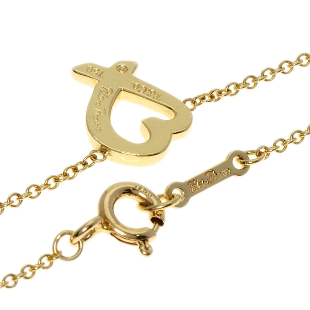 TIFFANY&Co. Necklace 18K Yellow Gold gold Loving heart Women Used Authentic