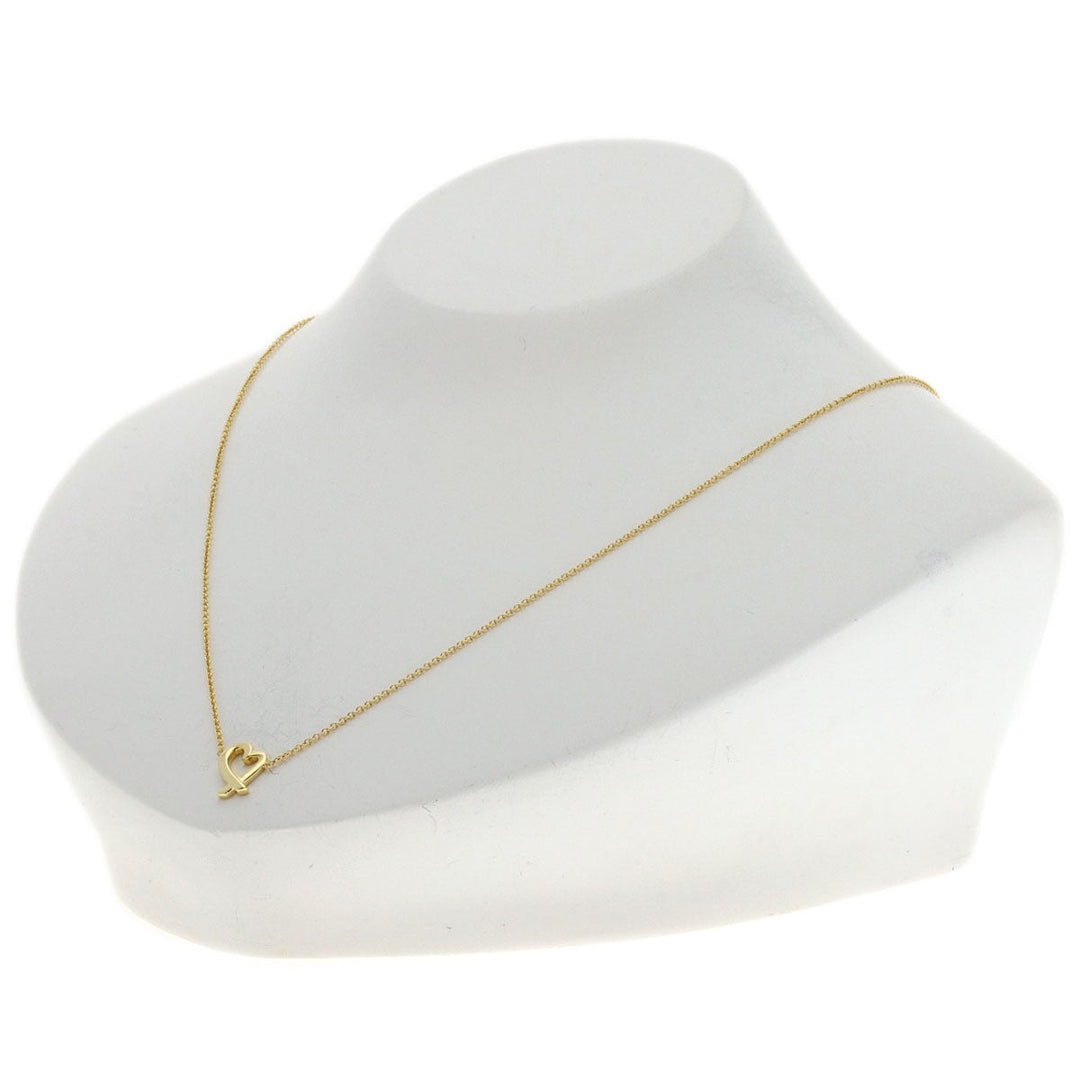 TIFFANY&Co. Necklace 18K Yellow Gold gold Loving heart Women Used Authentic